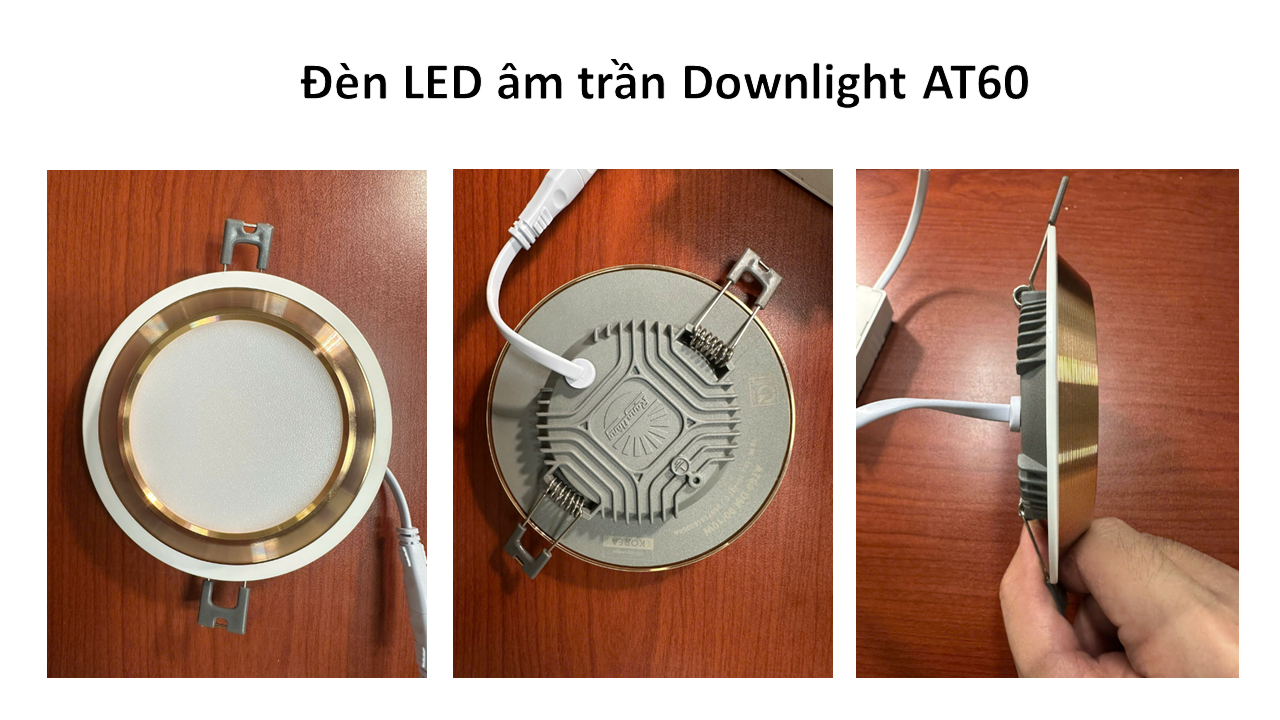 Đào tạo sản phẩm đèn downlight AT60